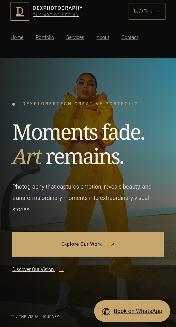DEXPHOTOGRAPHY website preview
