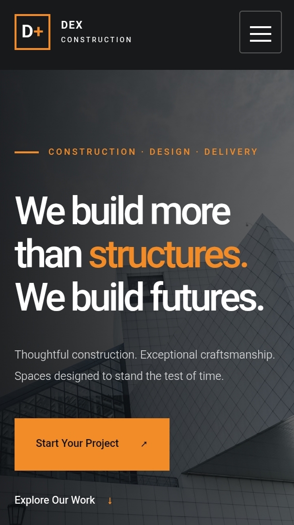 DEXCONSTRUCTION website preview